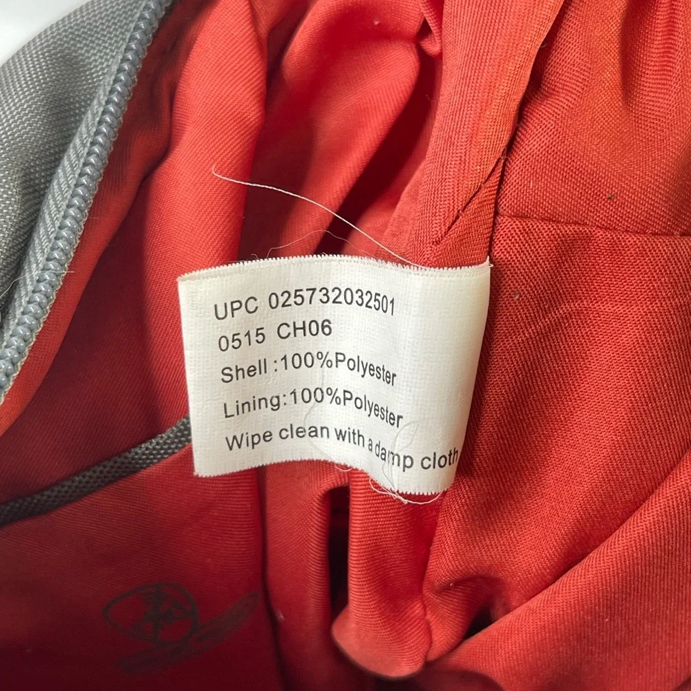 ⭐️TRAVELON ANTI-THEFT‎ GRAY/BURNT ORANGE ROUND HOBO RFID, Gently Used